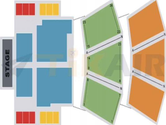 THE OLYMPIA SEATING MAP 2